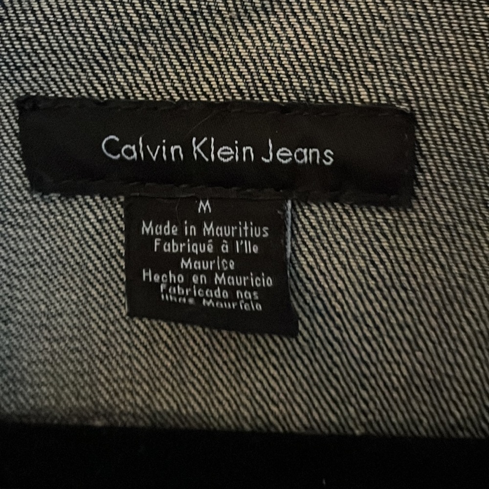 Dark blue CK jean jacket - Picture 3 of 4
